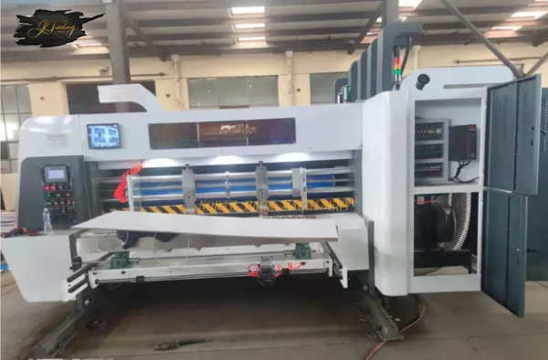 Carton Factory Use The Flexo Water Ink Printing Slotting Die Cutting Box Machine